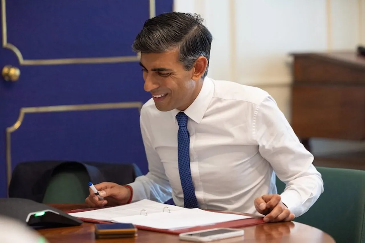 Rishi Sunak on call with PM Modi
