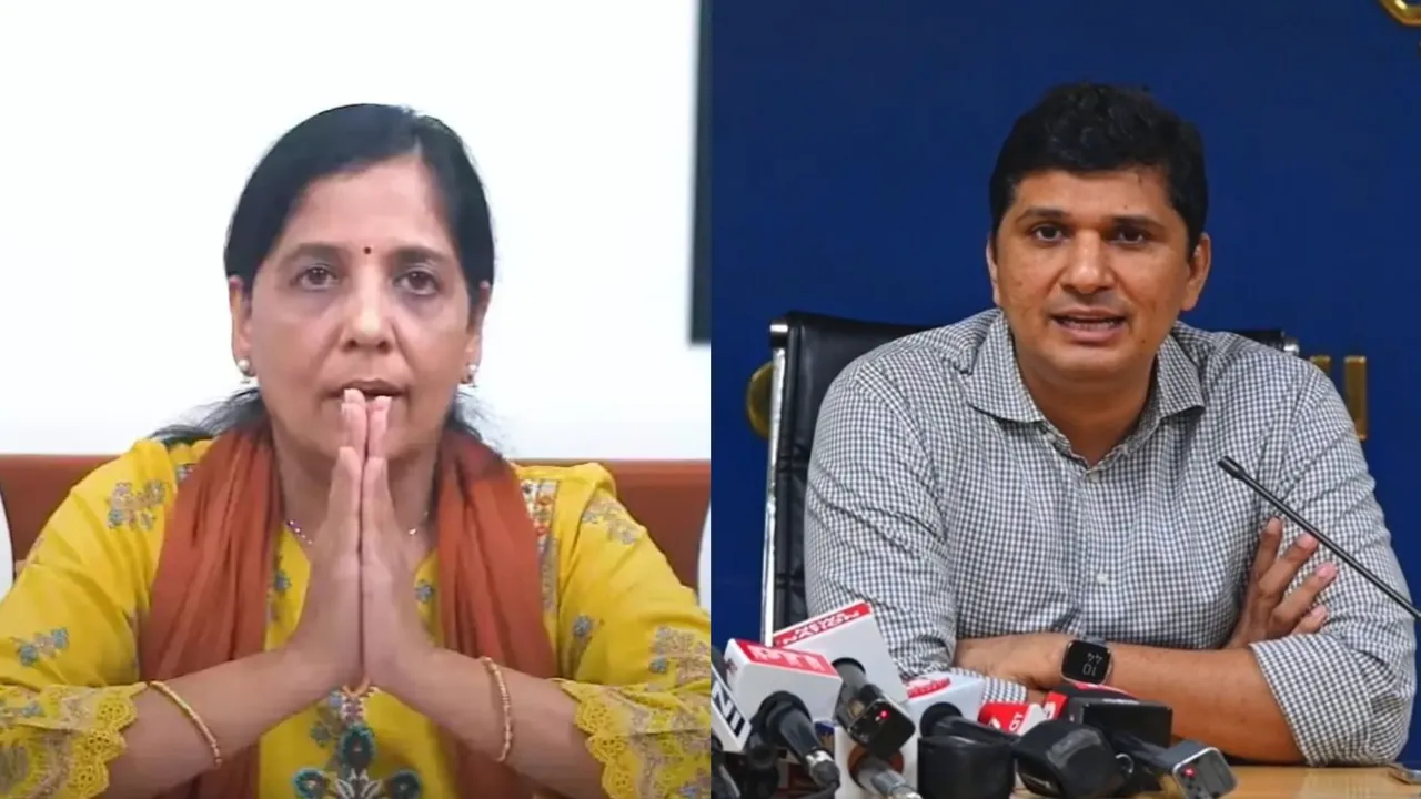 Sunita Kejriwal Saurabh Bharadwaj