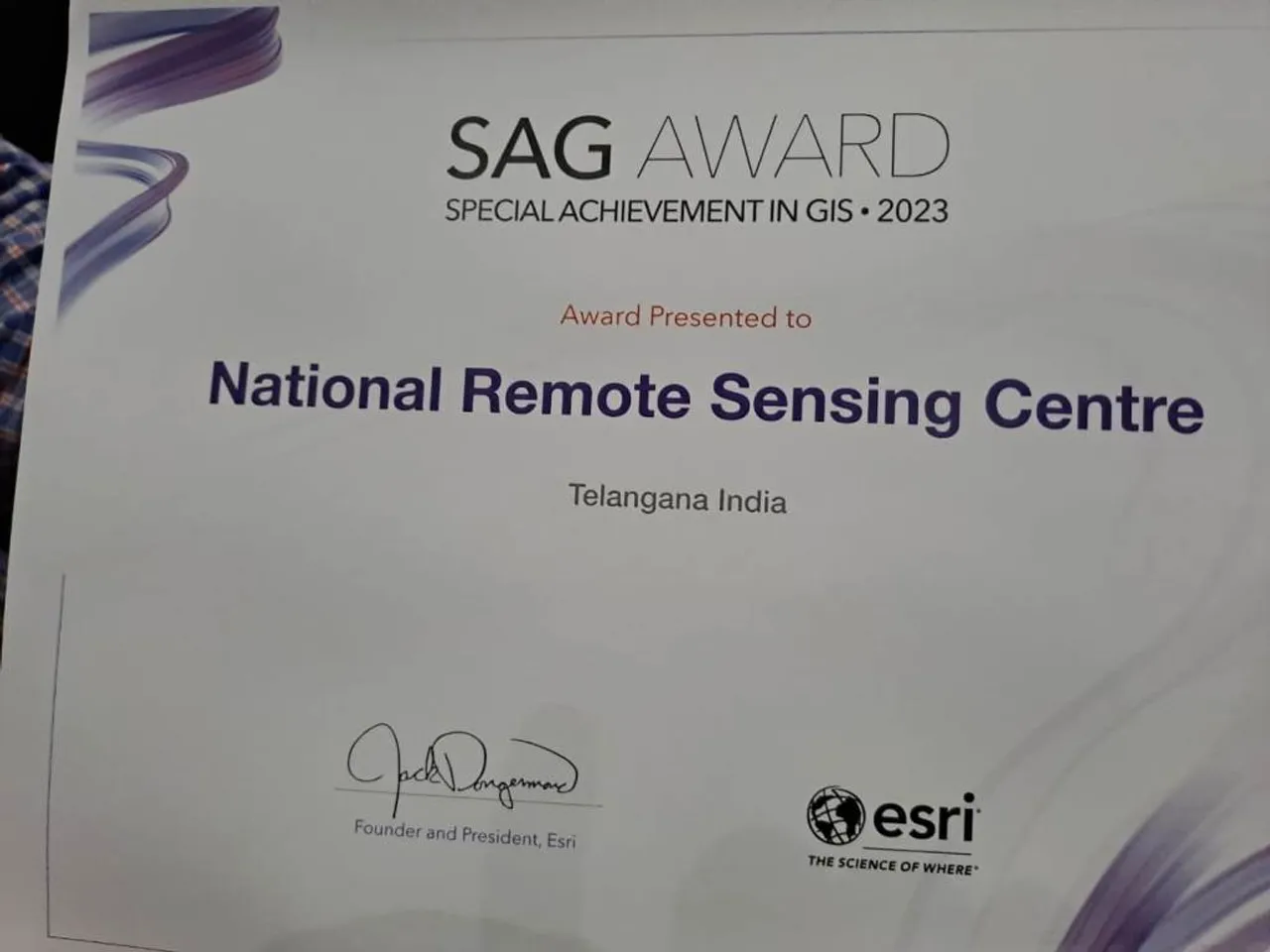 ESRI SAG Certificate.jpg