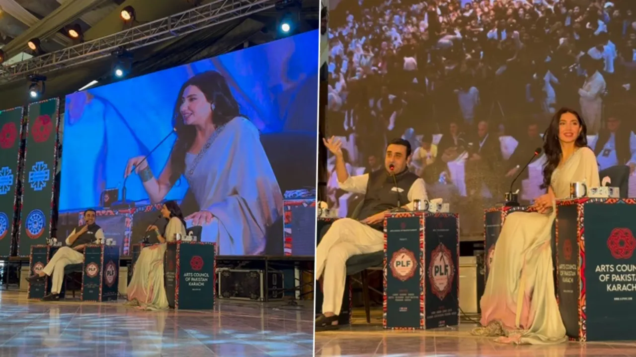 Object thrown at Mahira Khan