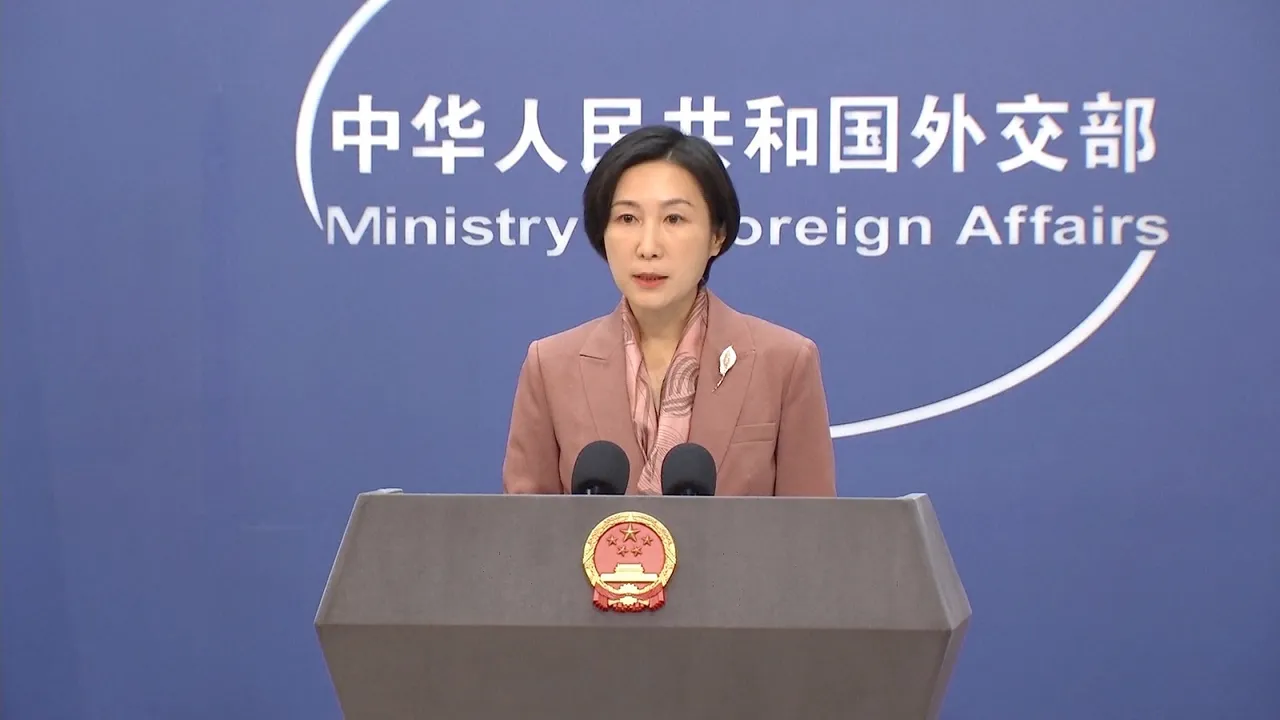 Chinese Foreign Ministry spokesperson Mao Ning