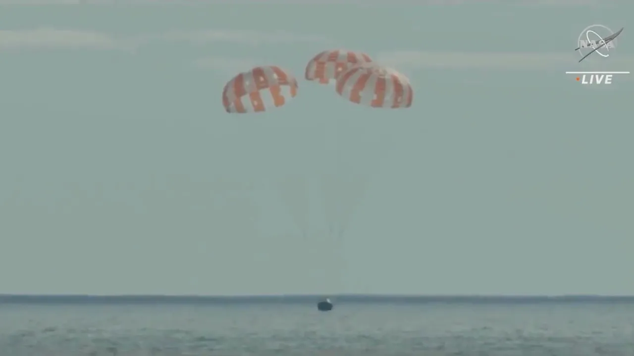 Nasa's Orion capsule