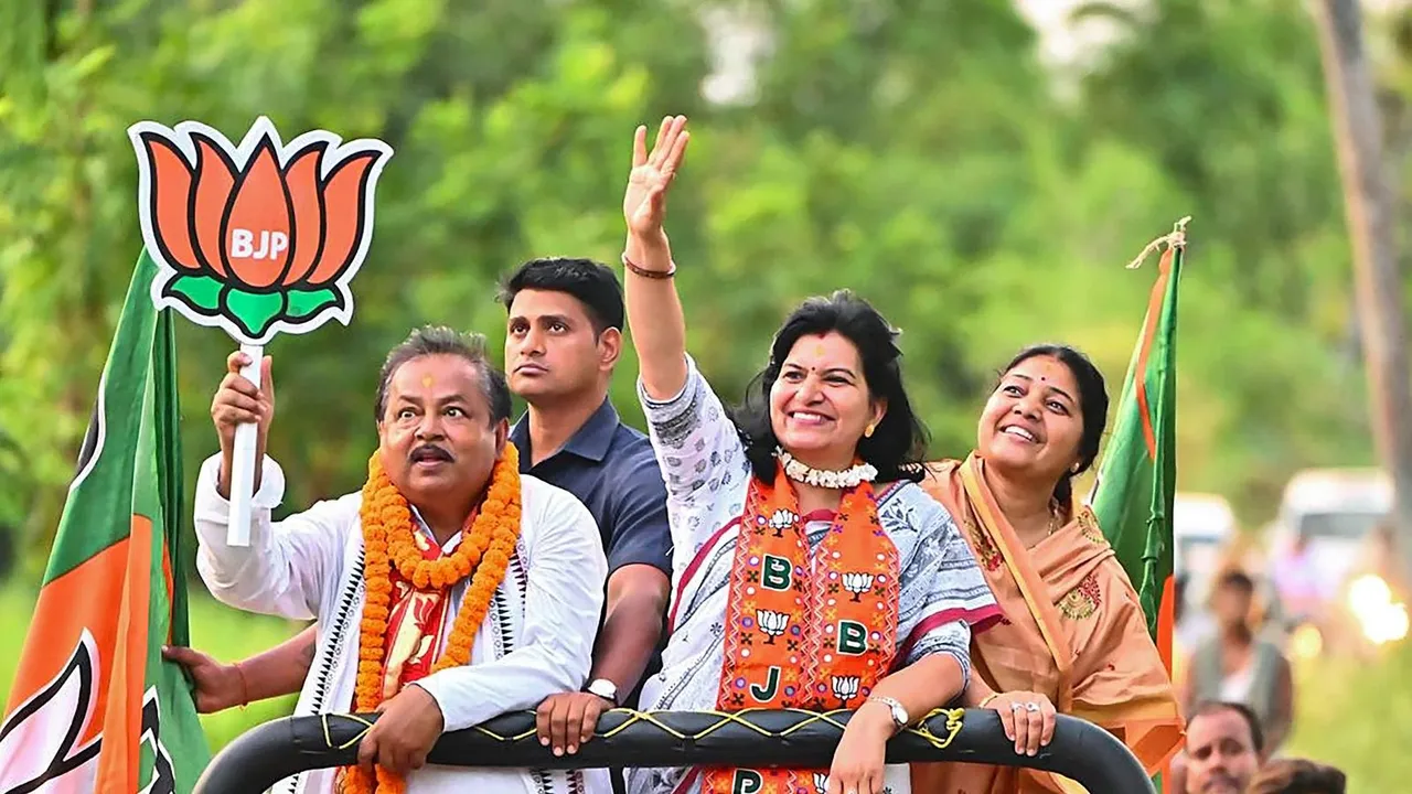 BJP's candidate Aparajita Sarangi from Bhubaneswar Lok Sabha constituency