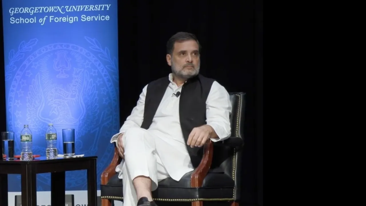 Rahul Gandhi at Georgetown University