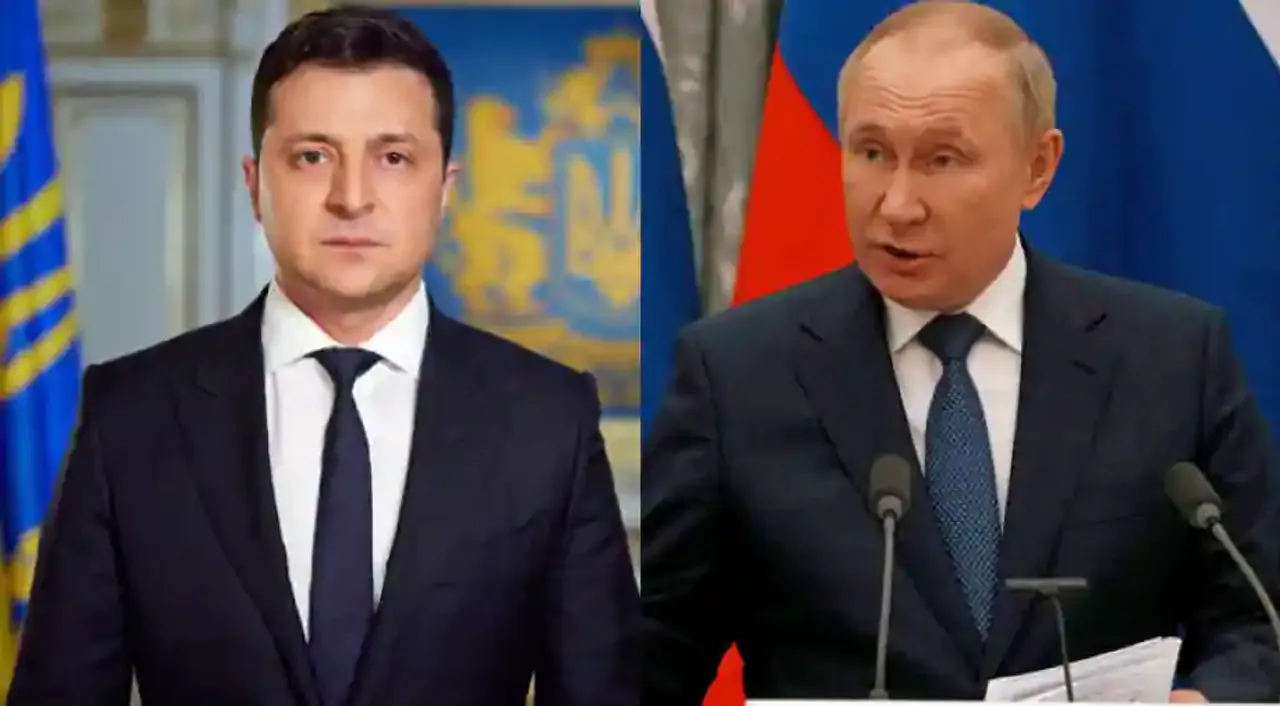 Volodomyr Zelenskky Vladimir Putin Russia Ukraine