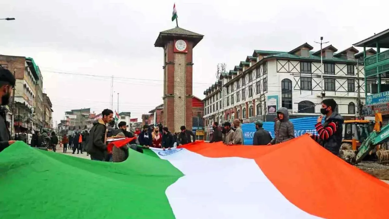 Article 370 BJP Srinagar Lal Chowk
