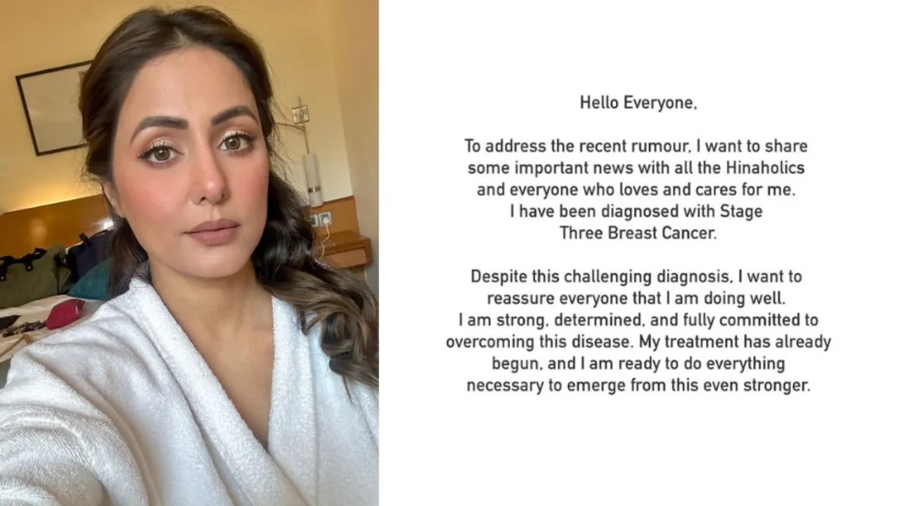 Hina khan Breast cancer