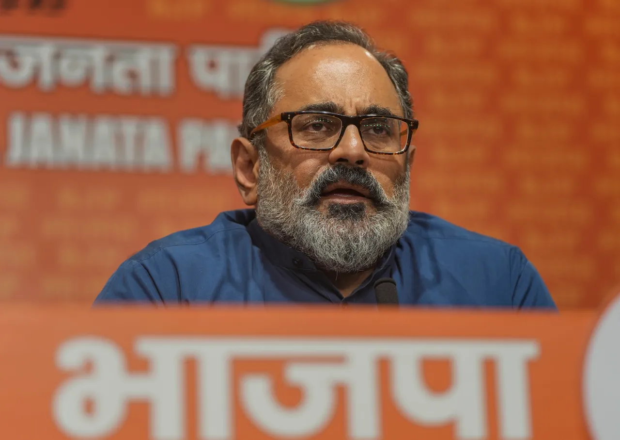 Union Minister and BJP leader Rajeev Chandrasekhar