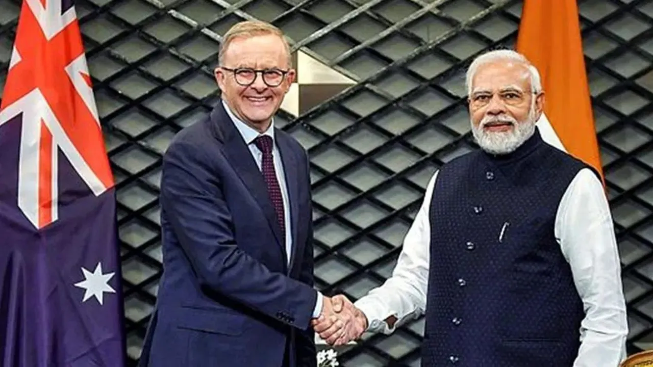 Narendra Modi Anthony Albanese