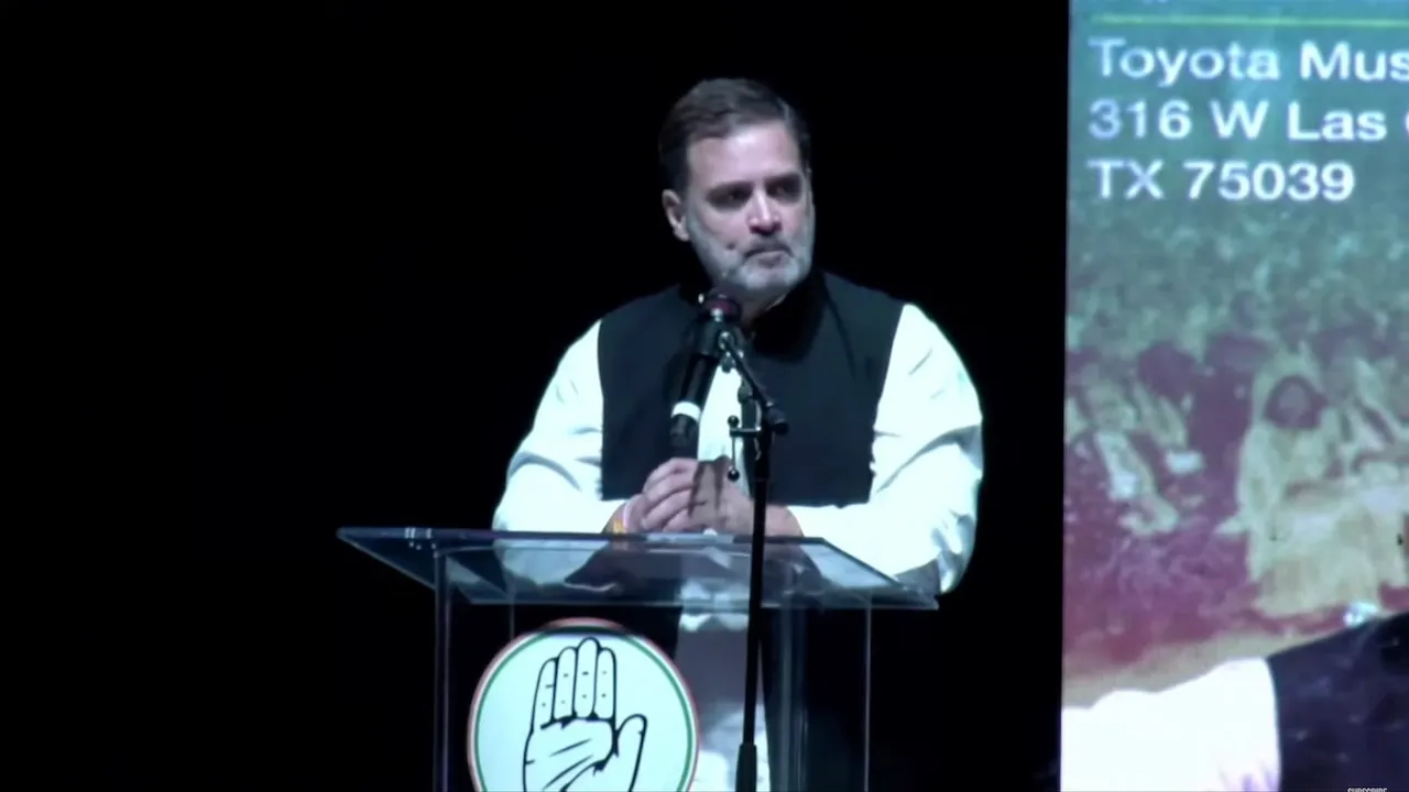 Rahul Gandhi addresses Indian diaspora in Dallas, Texas, USA