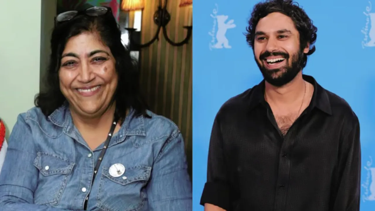 Gurinder Chadha and Kunal Nayyar