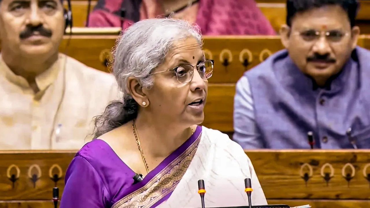 Union Finance Minister Nirmala Sitharaman presents the Union Budget 2024-25 in the Lok Sabha, in New Delhi, Tuesday, July 23, 2024.