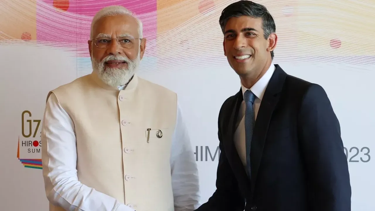 narendra modi rishi sunak