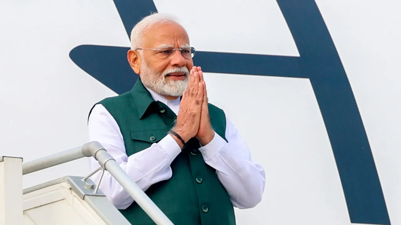 Prime Minister Narendra Modi emplanes for Brunei Darussalam, in New Delhi, Tuesday, Sept. 3, 2024.