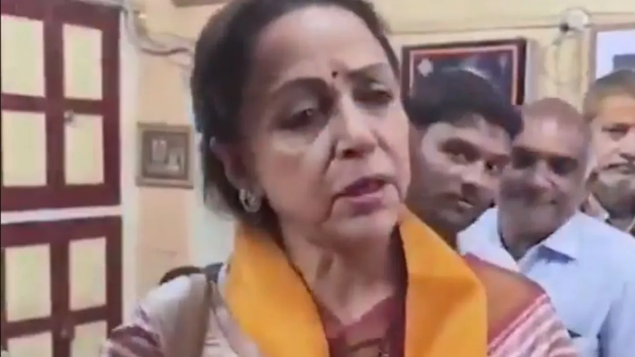 Mathura MP Hema Malini on Wednesday