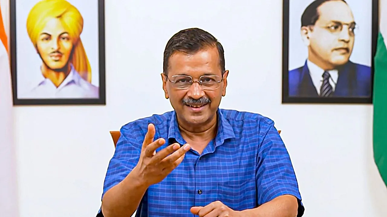 Delhi Chief Minister and AAP Supremo Arvind Kejriwal addresses a press conference, in New Delhi, Friday, May 24, 2024