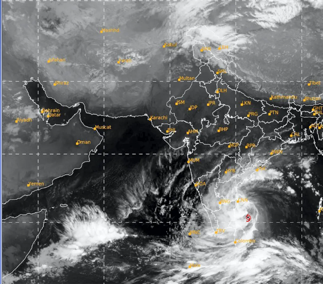 Cyclone Mandous Tamil nadu Bay of Bengal