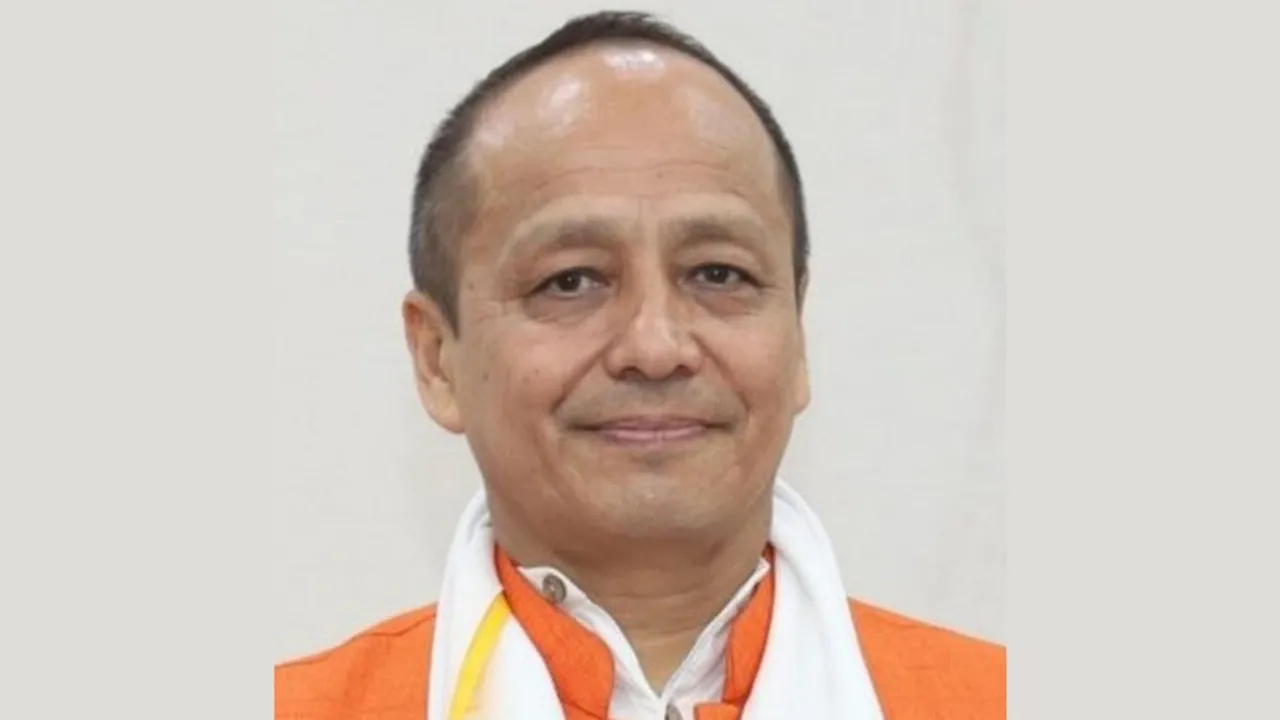 BJP candidate Thounaojam Basantakumar