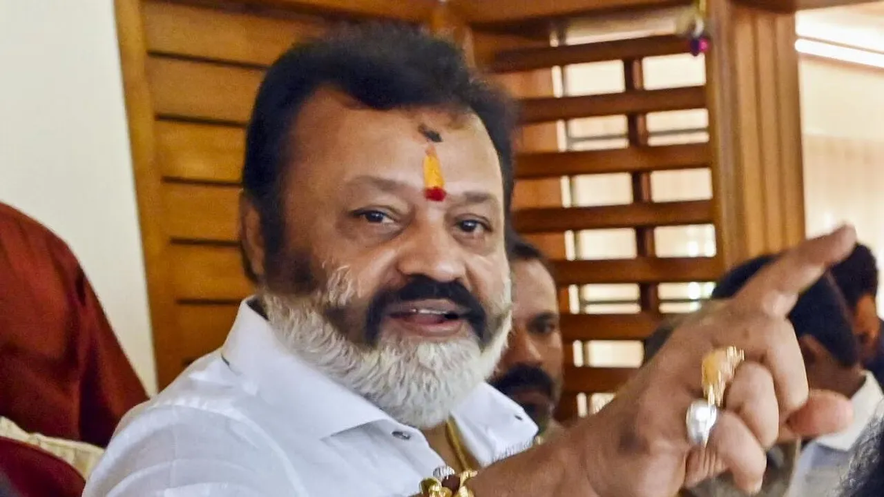 BJP MP from Thrissur constituency Suresh Gopi