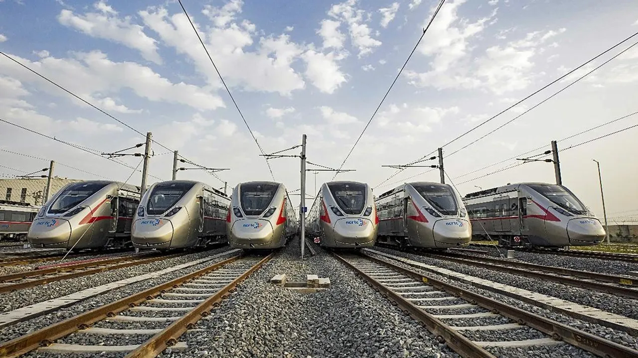 trains on railway track 