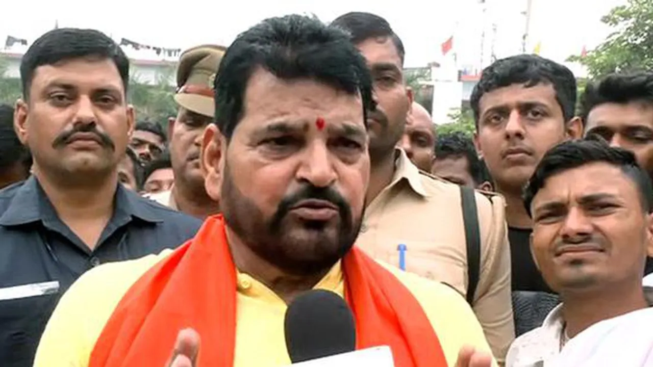 Brij Bhushan Sharan Singh Wrestlers Protest