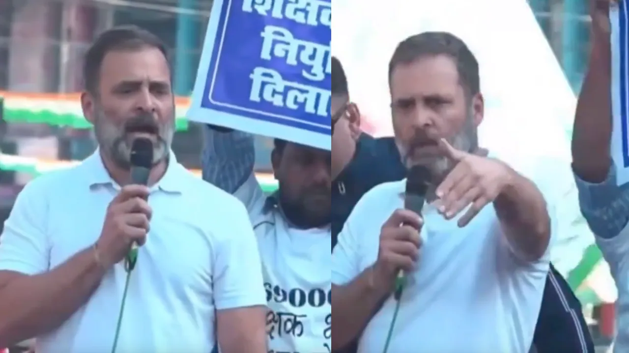 Rahul Gandhi attacks journalist
