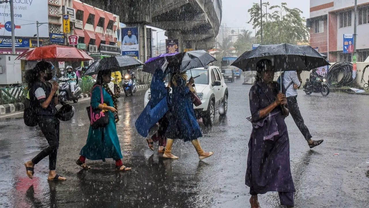 Heavy rain in Kerala