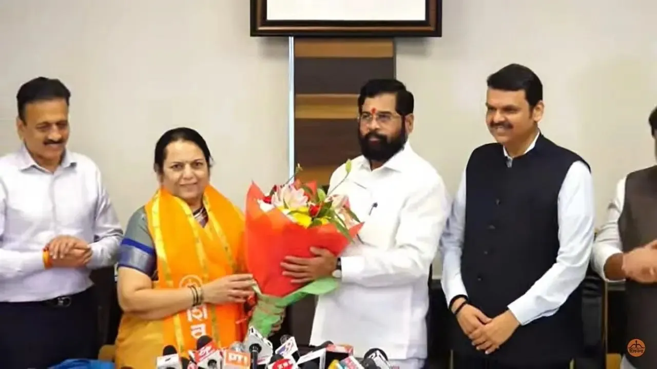 Neelam Gorhe joins Eknath Shinde