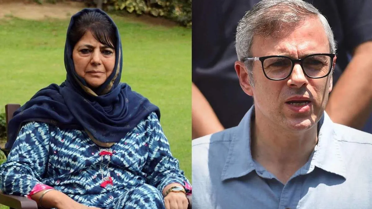 Mehbooba Mufti Omar Abdullah