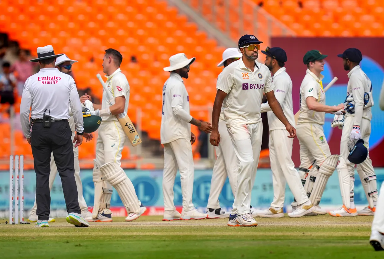 India-Australia fourth test match draw
