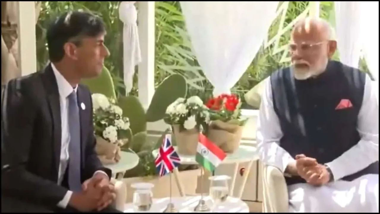 Narendra Modi Rishi Sunak G7 Summit