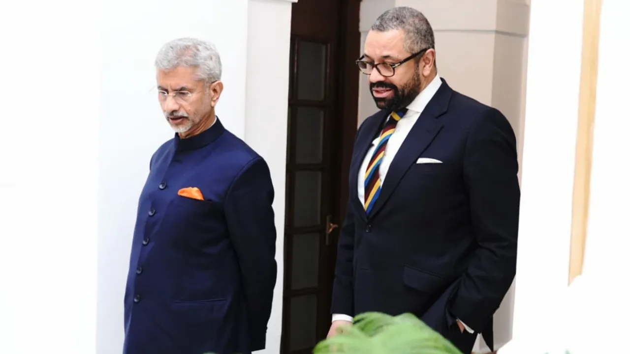 UK Foreign Secretary James Cleverly EAM S Jaishankar.jpg