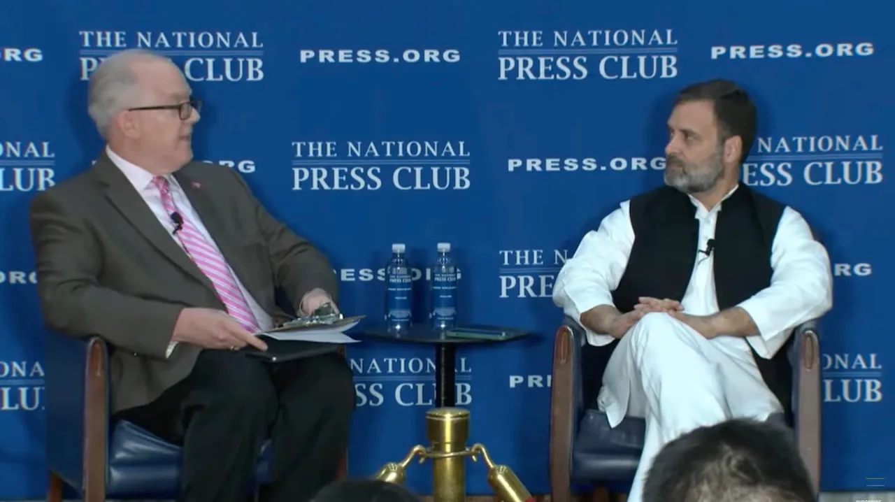 Rahul Gandhi US press club