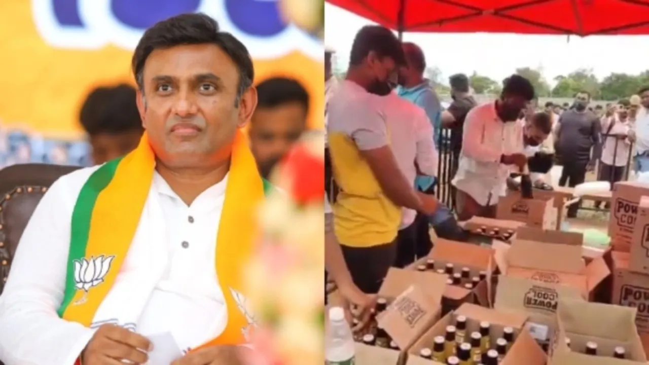 K Sudhakar Liquor Distribution