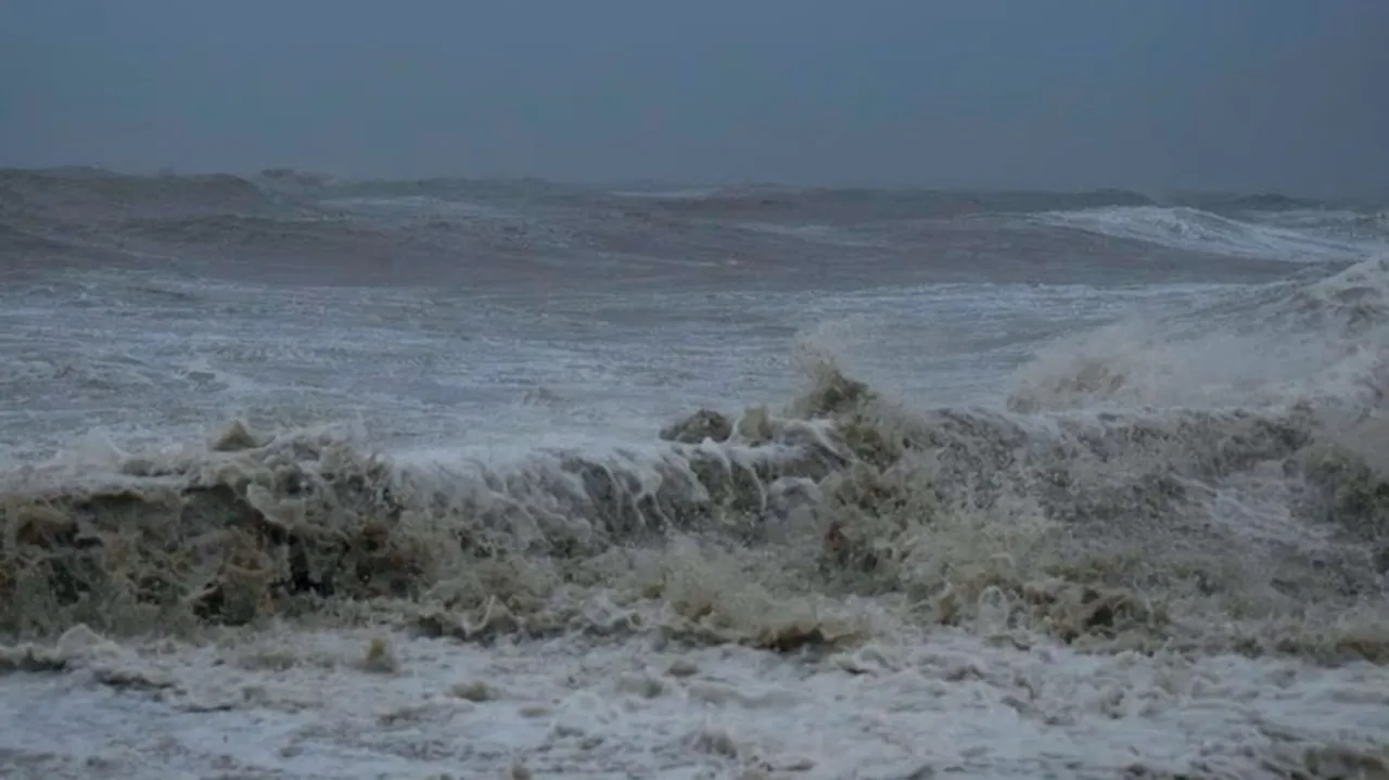 high waves high tides water sea
