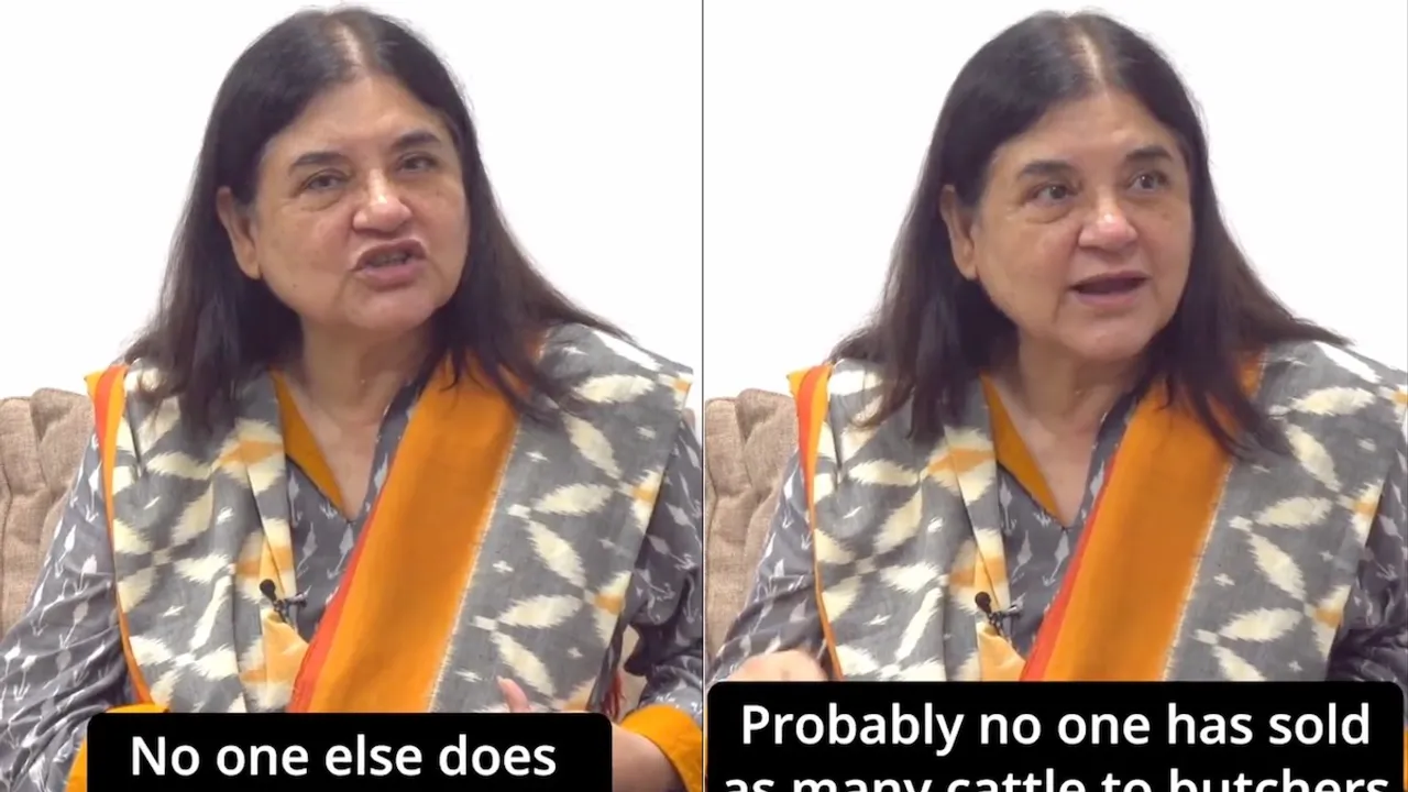 Maneka Gandhi ISKCON video