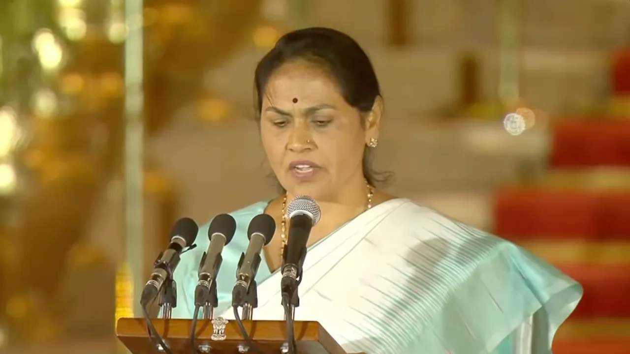 Shobha Karandlaje takes oath as Union Cabinet Minister in the Modi Cabinet 2024