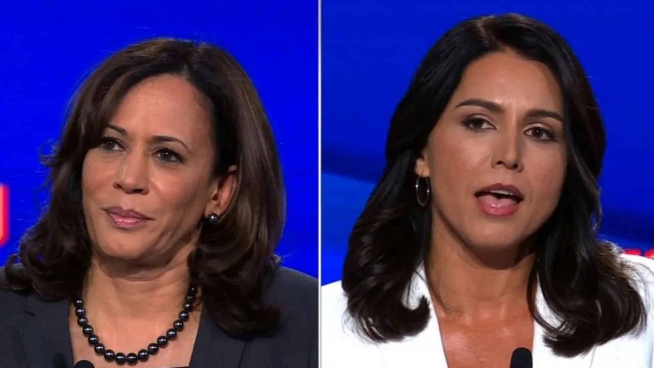 Kamala Harris Tulsi Gabbard