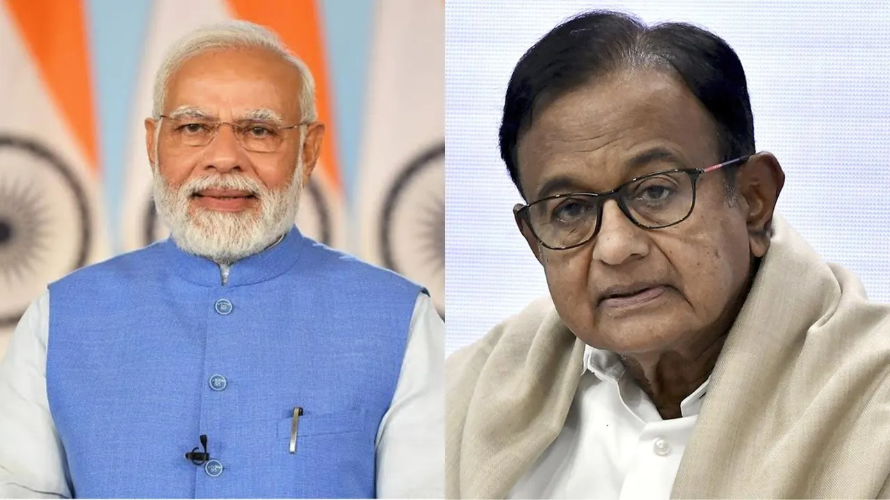 Narendra Modi P Chidambaram
