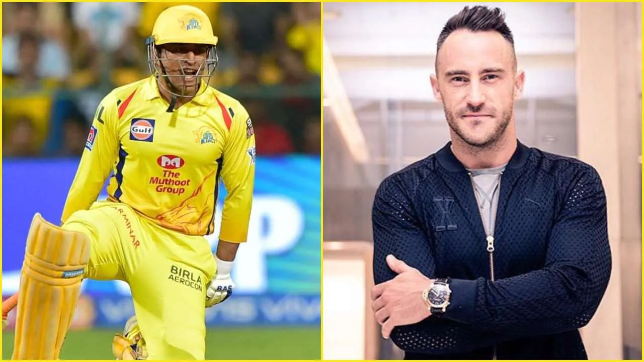 MS Dhobi Faf Du Plessis CSK IPL