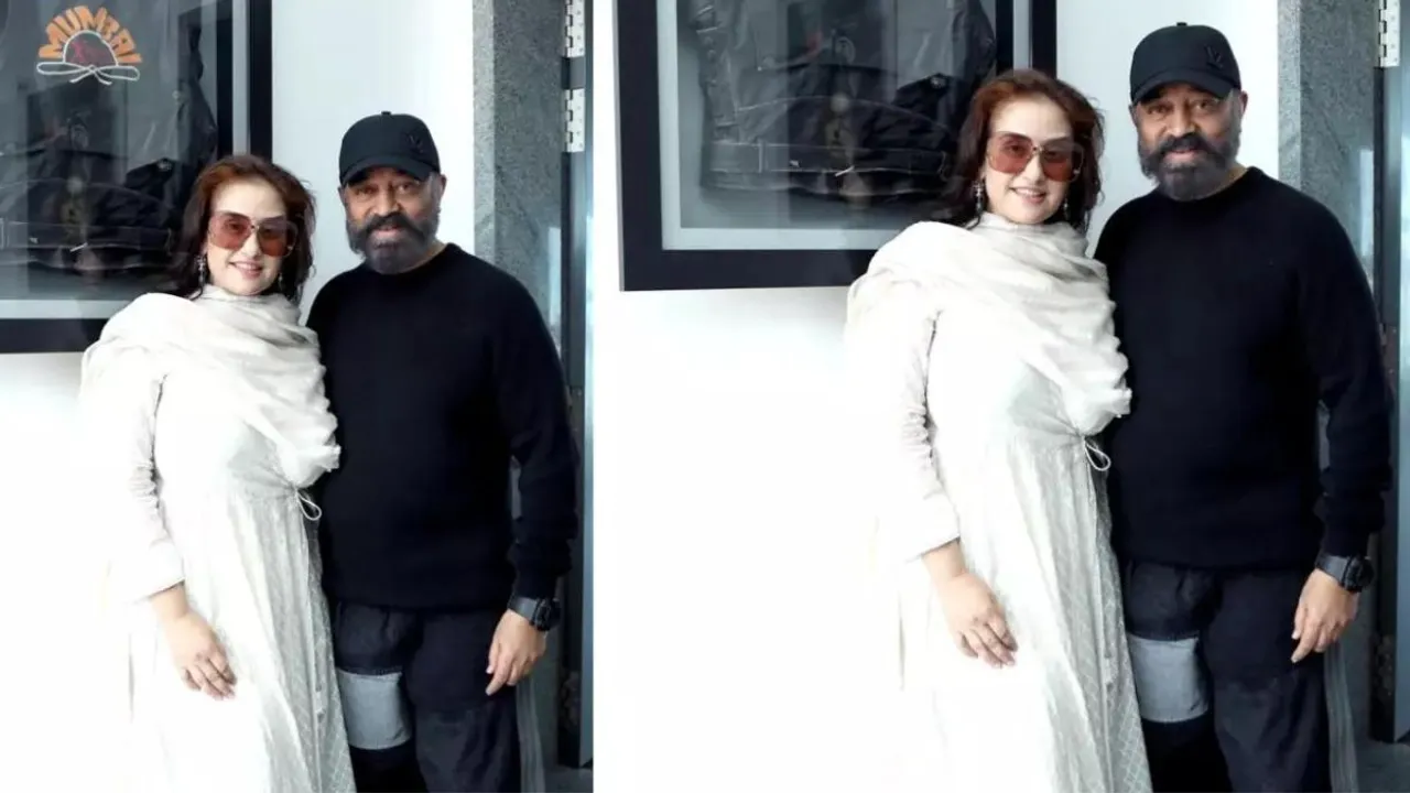 Manisha Koirala meets 'Indian' co-star Kamal Haasan