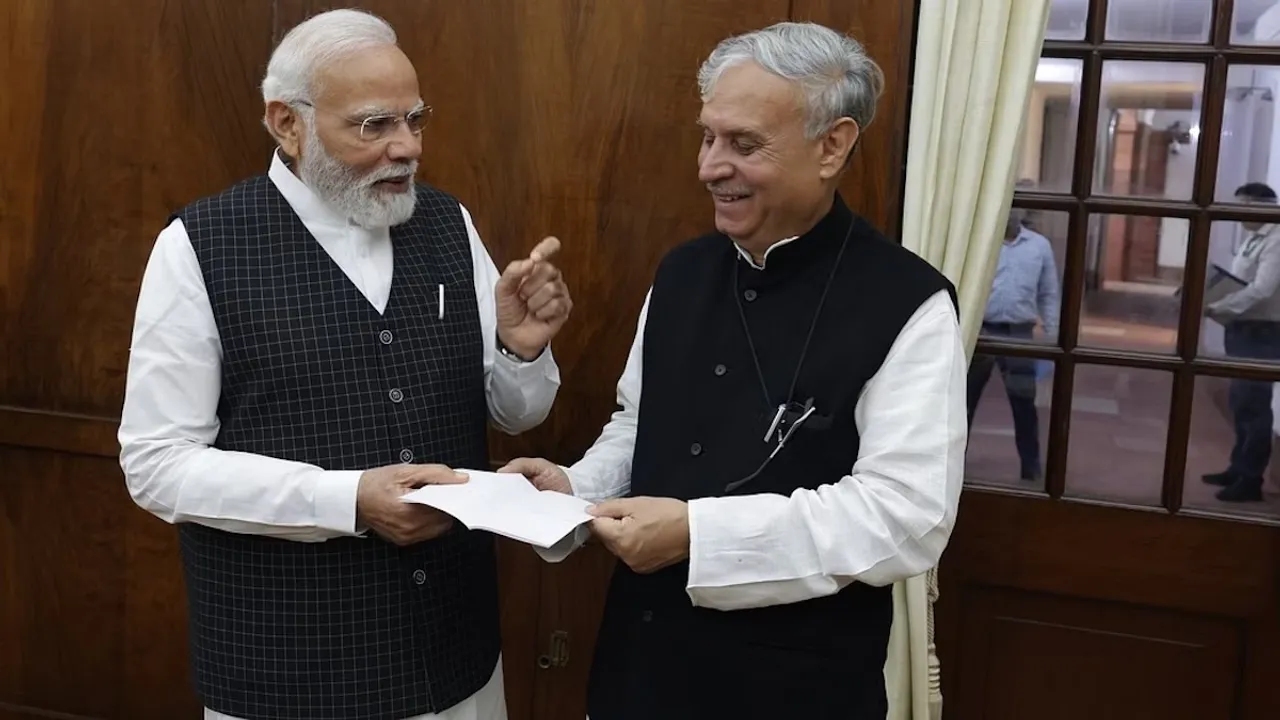 Rao Inderjit Singh calls upon Narendra Modi