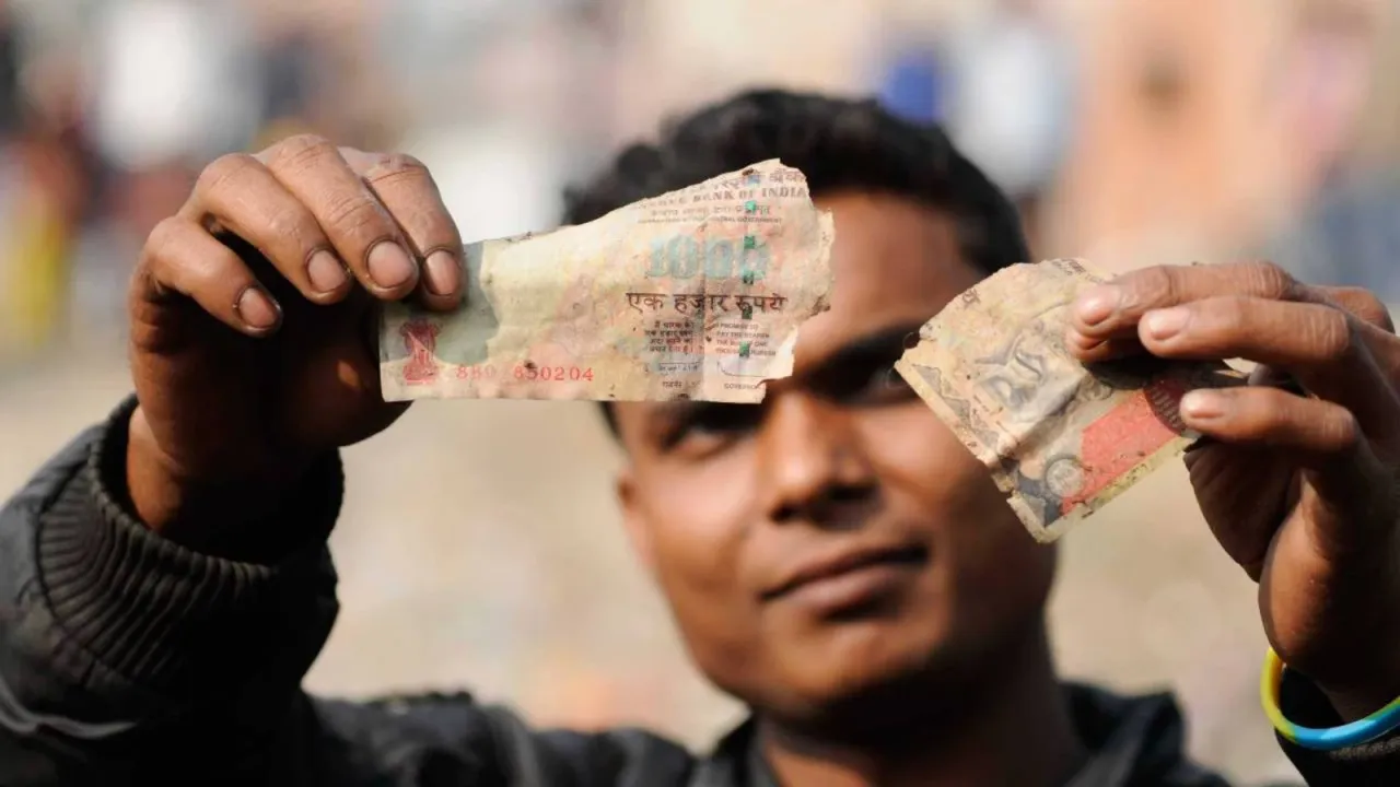 Demonetisation Currency Notes Rupee.webp