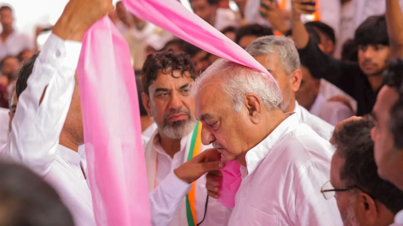Haryana Congress veteran Bhupinder Singh Hooda (File image)