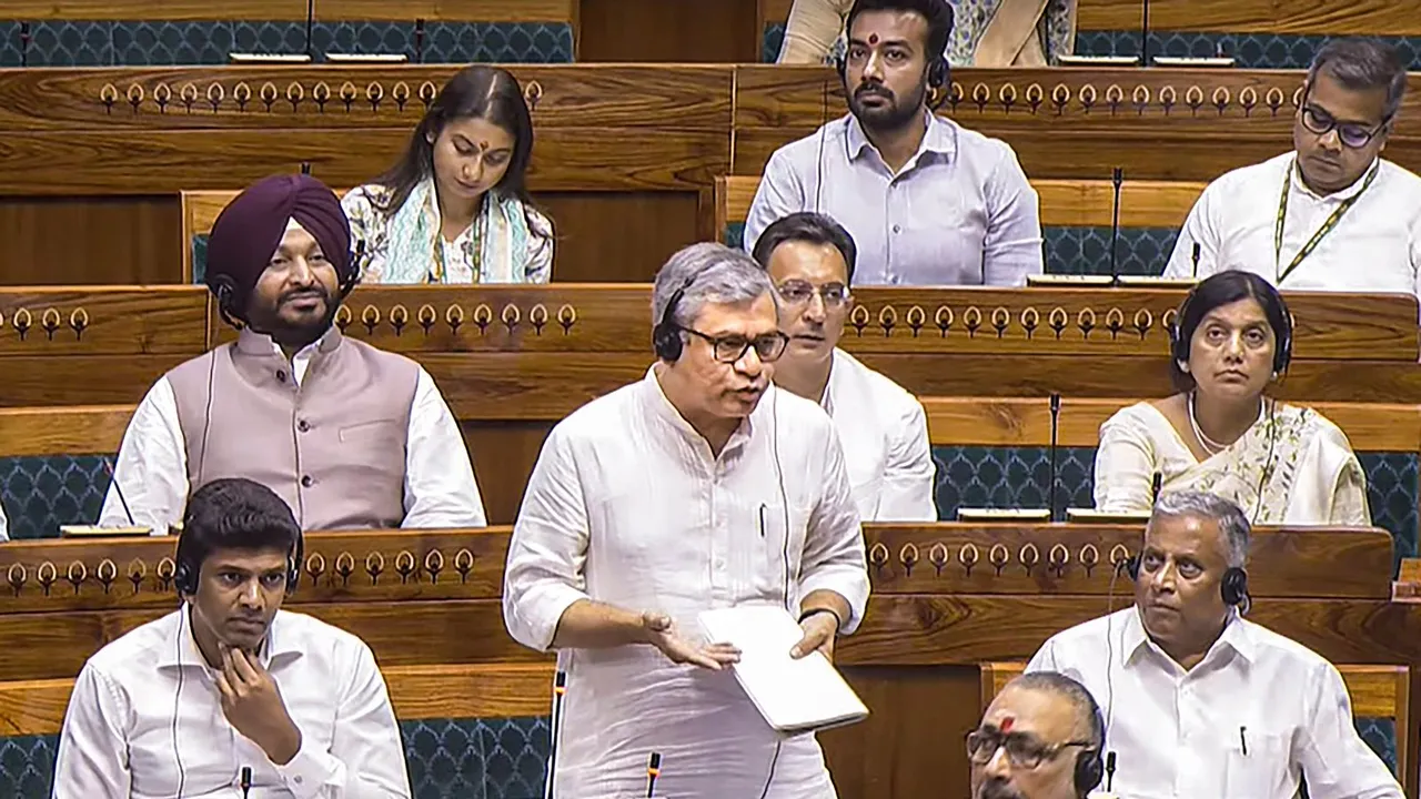 Union Minister Ashwini Vaishnaw speaks in the Lok Sabha during the Monsoon session of Parliament, in New Delhi, Wednesday, July 24, 2024.