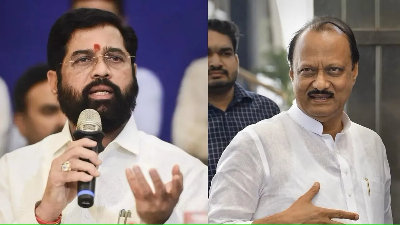 Eknath Shinde Ajit Pawar Maharashtra