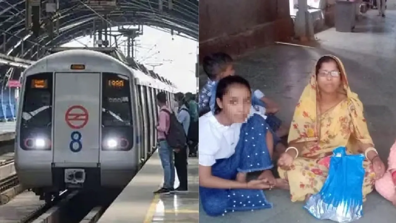 Delhi metro station accident