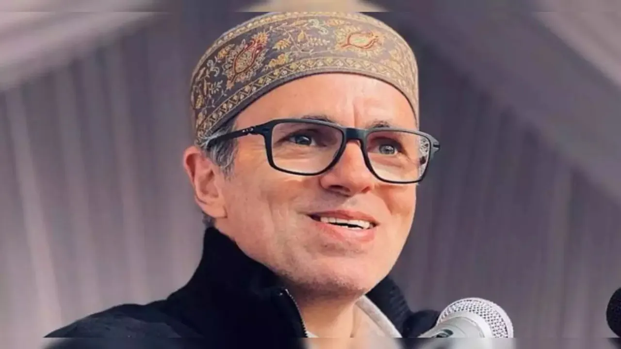 Omar Abdullah happy