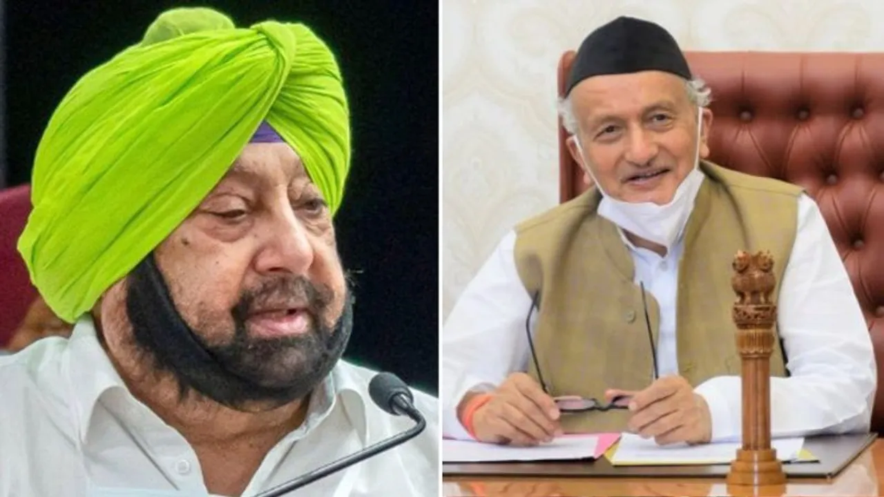 Amarinder Singh Bhagat Singh Koshyari Maharashtra Governor