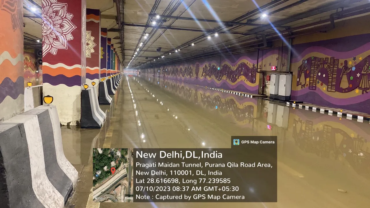 Pragati Maidan Tunnel Closed